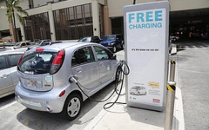 Charging an electric Car
