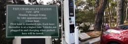Charging station in Monterey, California
