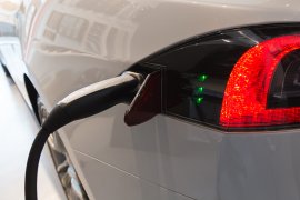Tesla charging detail
